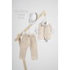  Piccolino Βαπτιστικό κοστούμι Rafael σε χρώμα Beige